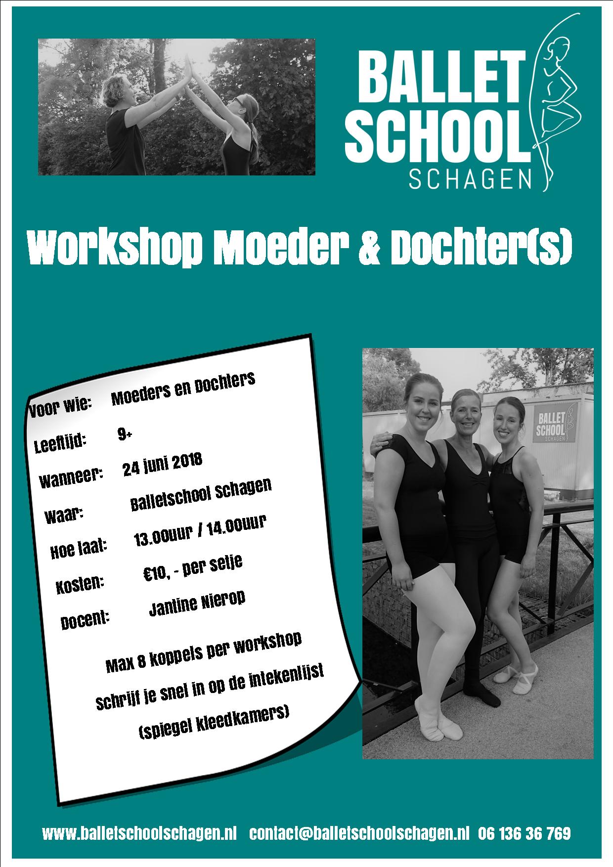 Workshop Moeder en Dochter(s) 24 juni 