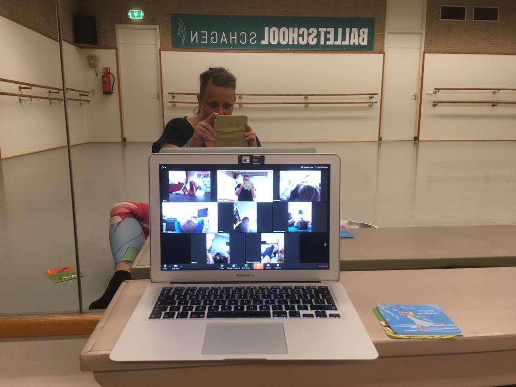 Zoom rooster van Balletschool Schagen vanaf 11 Mei 2020