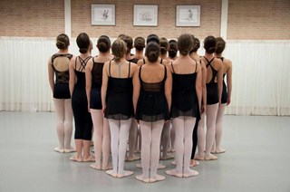 ballerina's op de rug