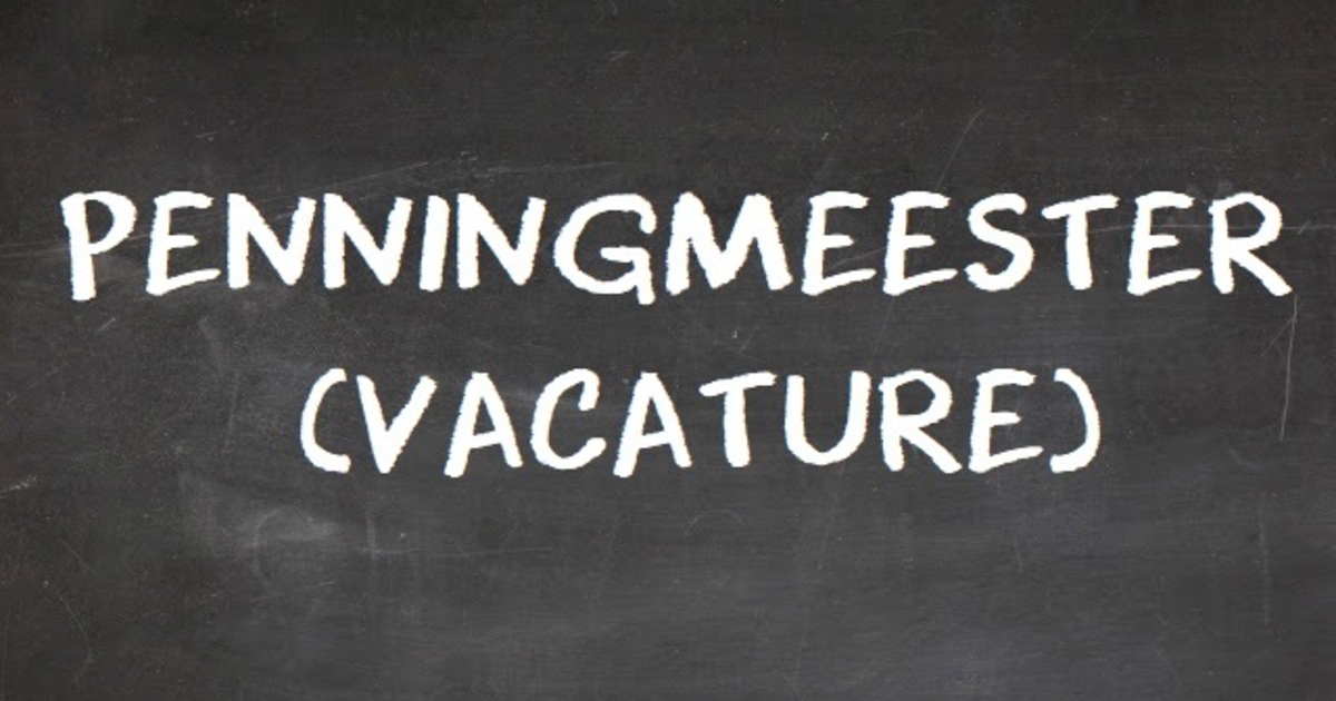 Vacature penningmeester...